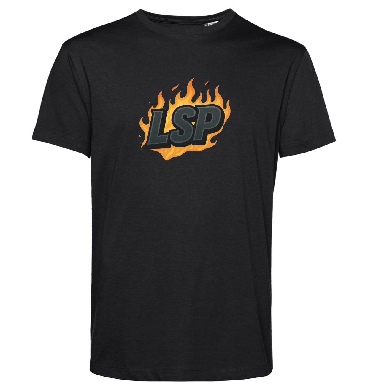 LSP Flame svart T-shirt
