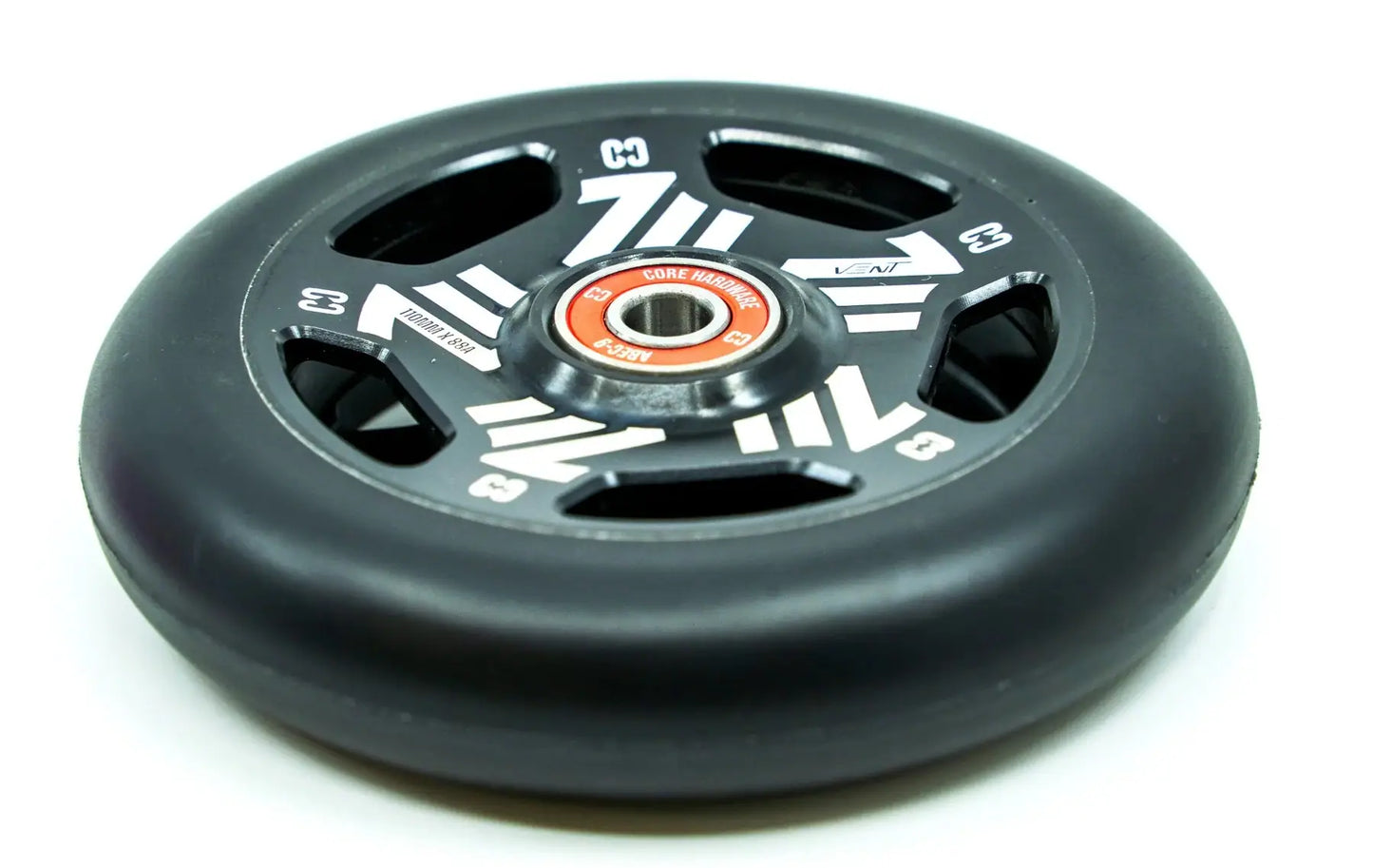 CORE Vent Svarte Hollow 110 mm Hjul 2 stk