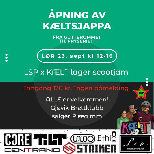Isak Ruud flytter KÆLTsjappa fra gutteromnet til Fryseriet i Gjøvik!
