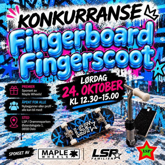🔥 FINGERBOARD OG FINGERSCOOT KONKURRANSE! 🔥