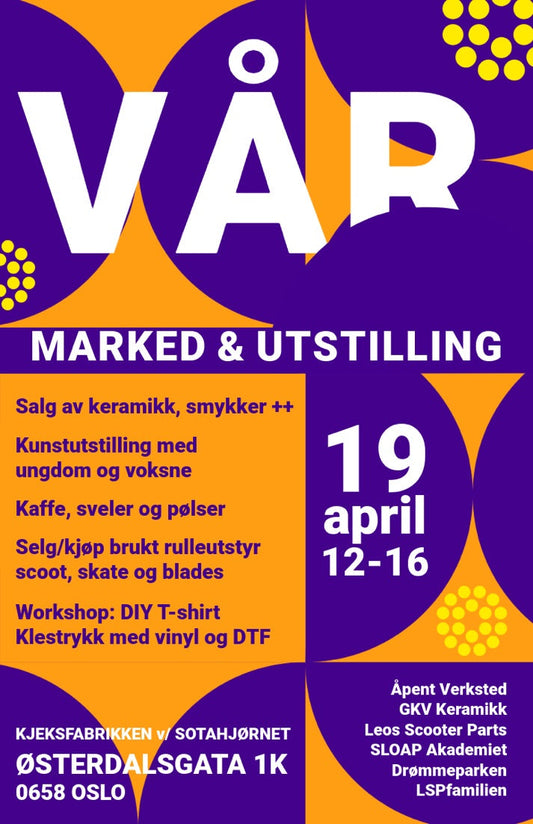 VÅRMARKED med salg av brukte deler 19. april!
