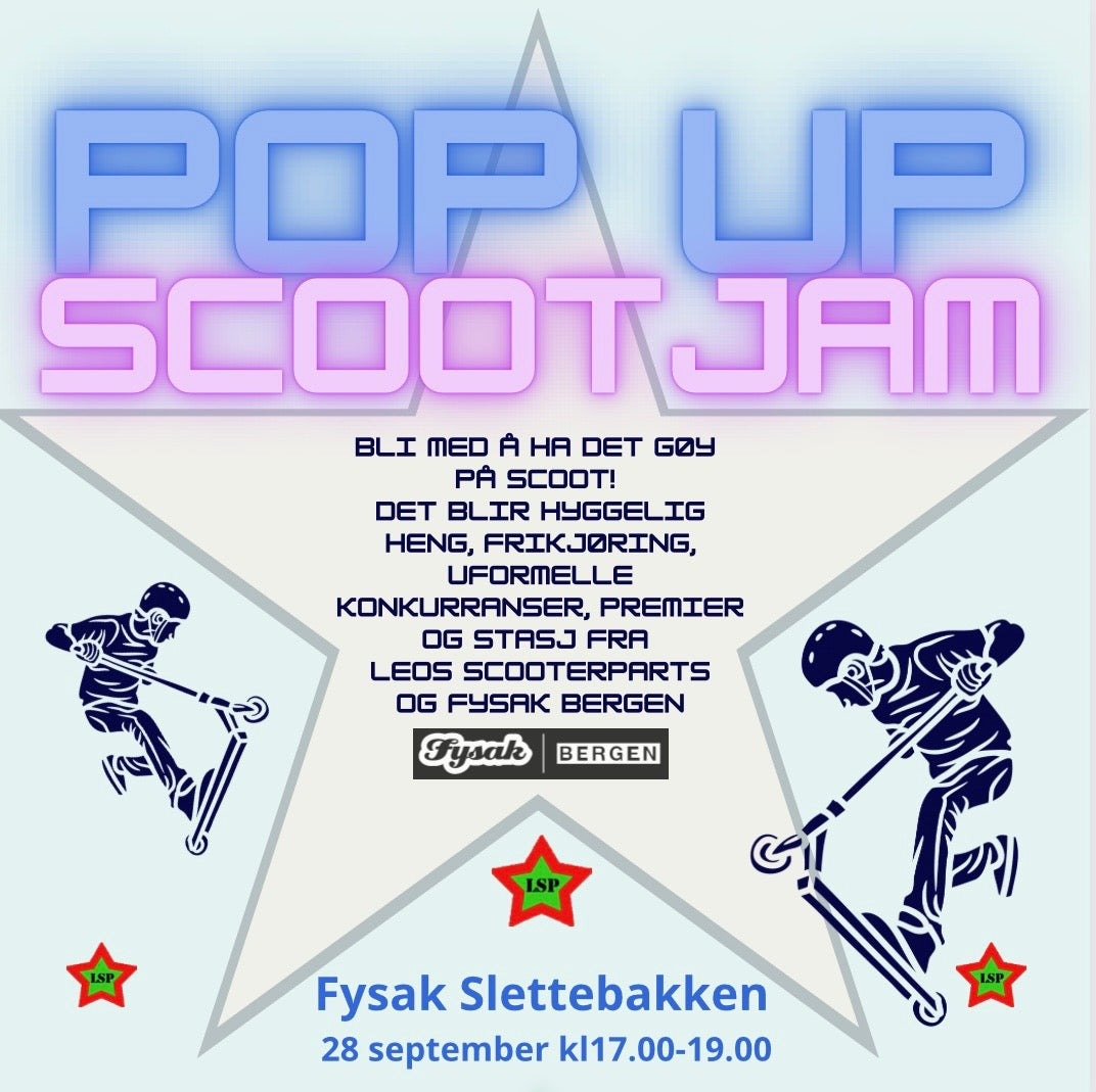 PoP Up Jam i Bergen 28. sept!
