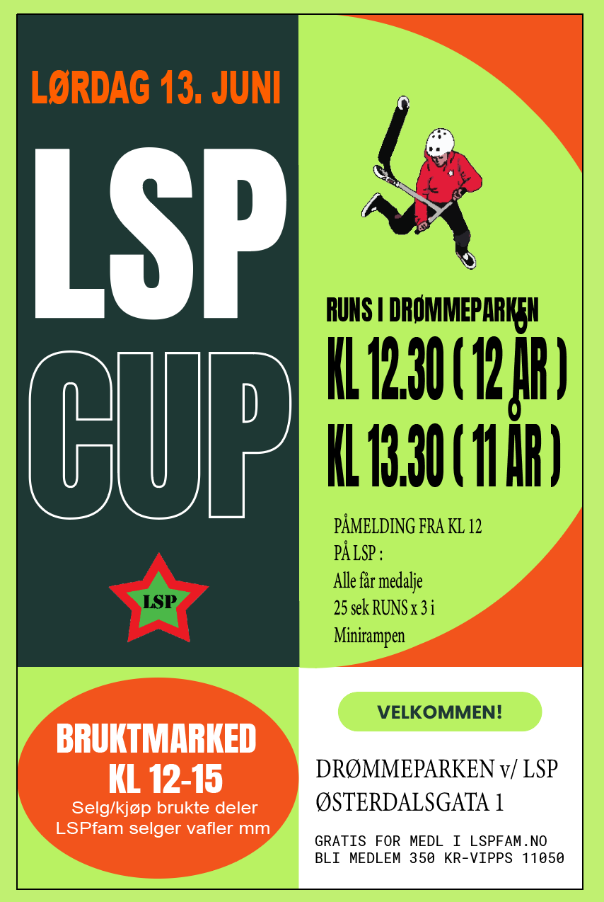 BRUKTMARKED og LSPCUP 13. juni