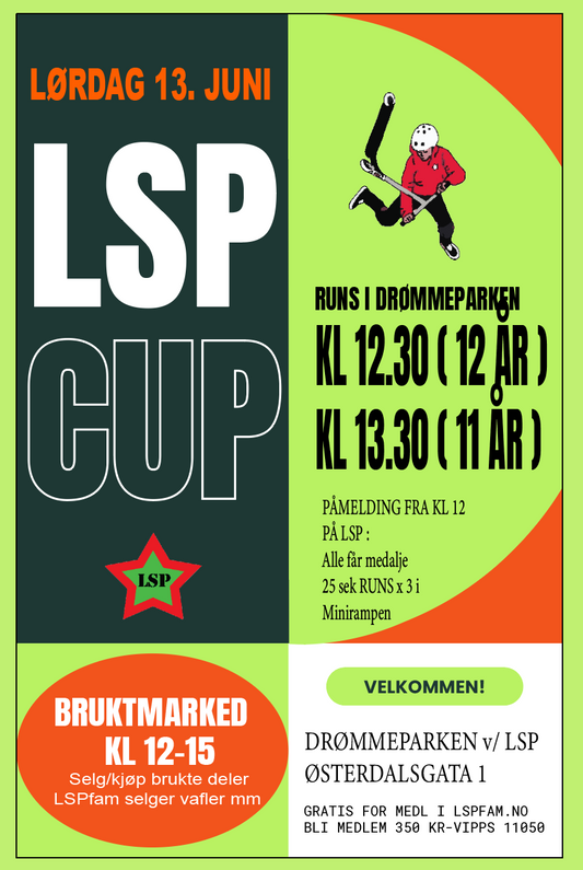 BRUKTMARKED og LSPCUP 13. juni