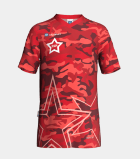 LSPfam Rød Camo T-shirt nr 12