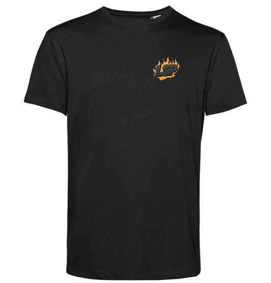 LSP Flame svart T-shirt