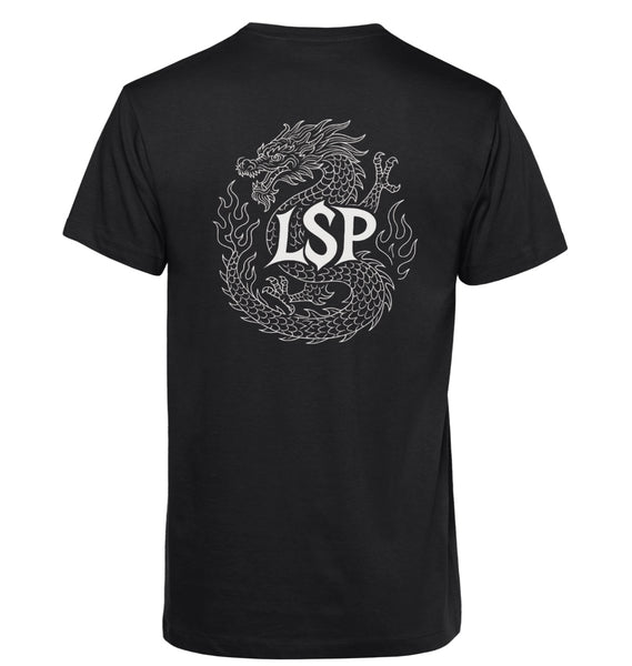 LSP drage svart T-shirt