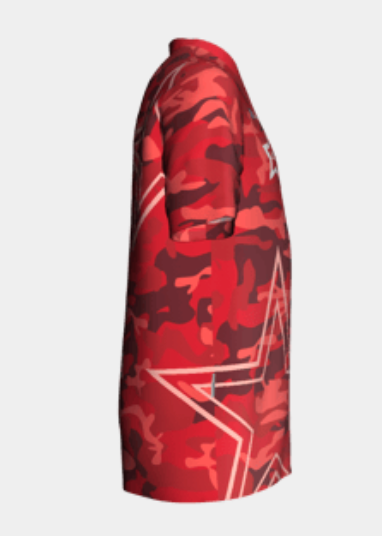 LSPfam Rød Camo T-shirt nr 12