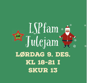 LSP Julejam  i Skur13 Lørdag 9. desember kl 18-21