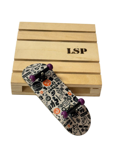 Fingerboard med nøkkelring