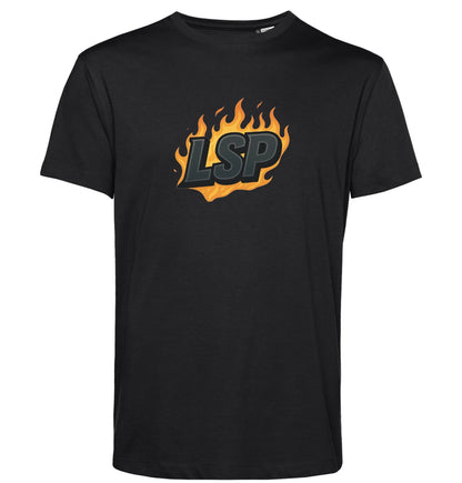 LSP Flame svart T-shirt