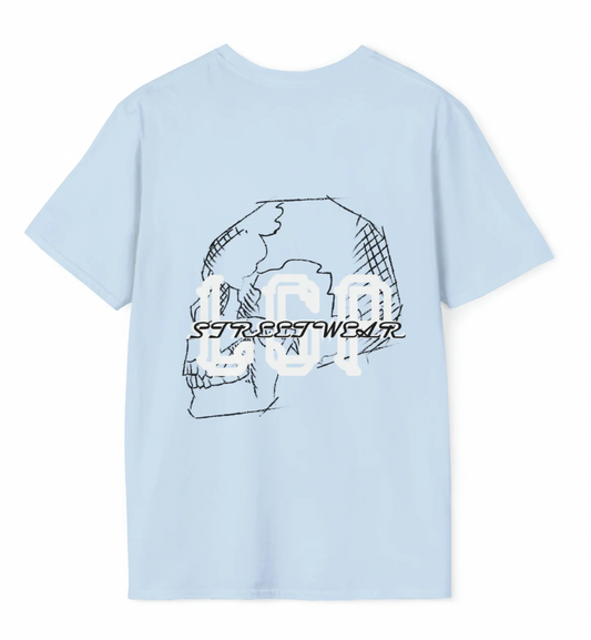 LSP Skeleton Lyseblå T-shirt