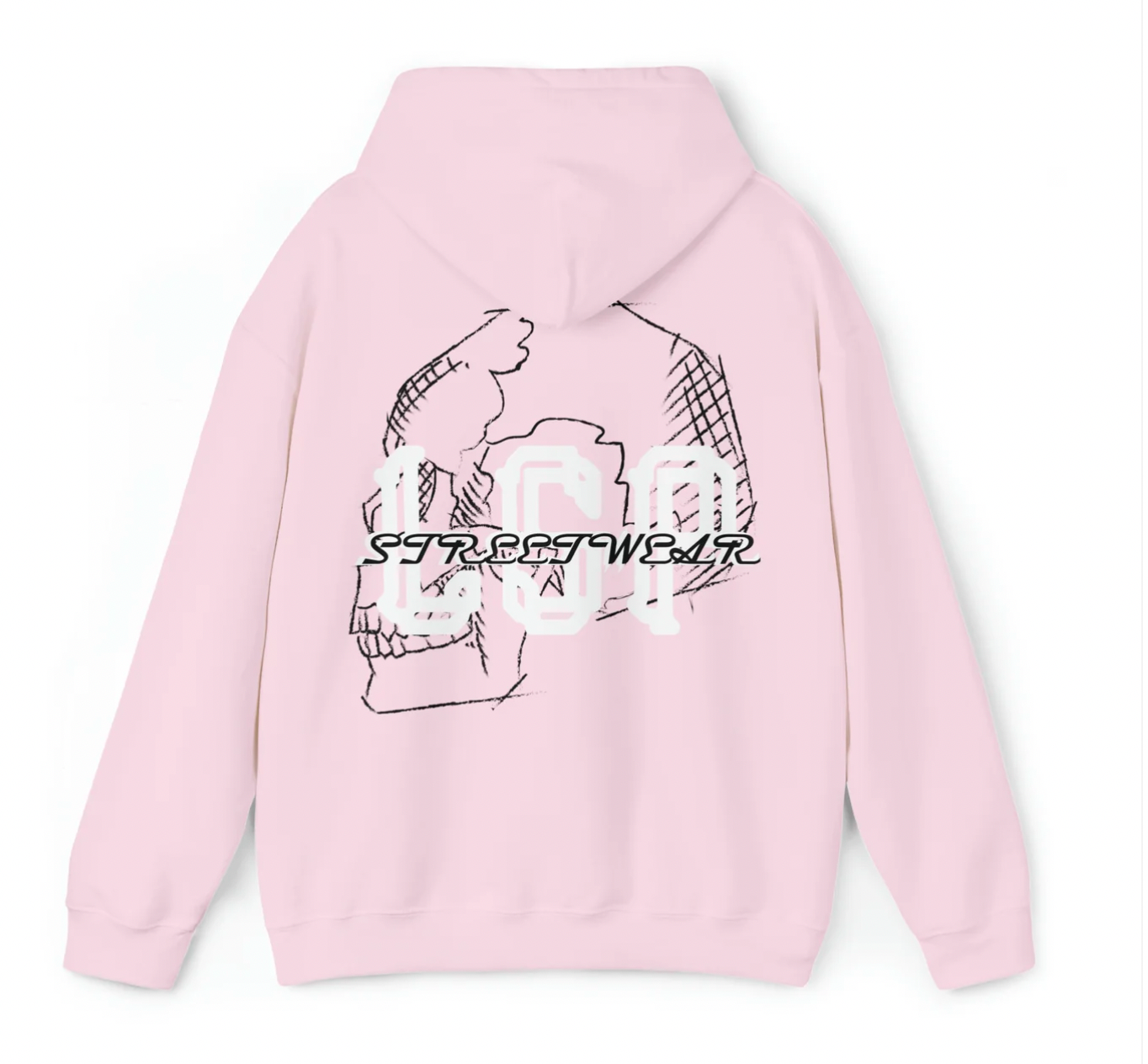 LSP Skeleton Rosa Hettegenser