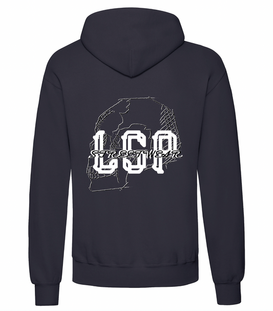 LSP Skeleton Svart Hettegenser