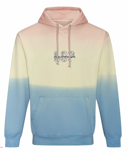 LSP Skeleton Sunset Tie Dye Hettegenser