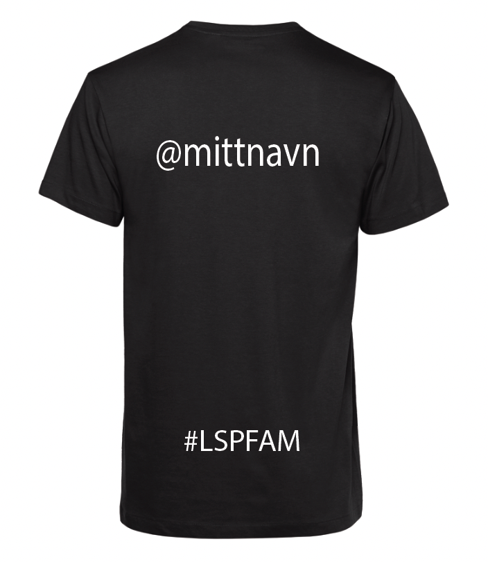 T-shirt med Instanavn på LSP T-shirt