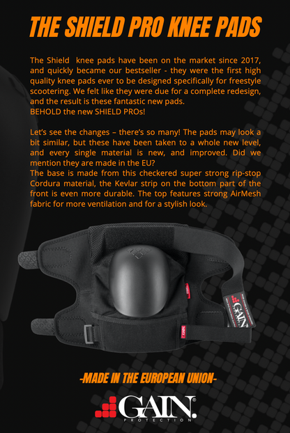 GAIN The Shield PRO Knebeskyttere