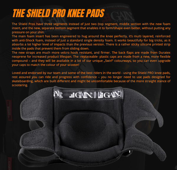 GAIN The Shield PRO Knebeskyttere