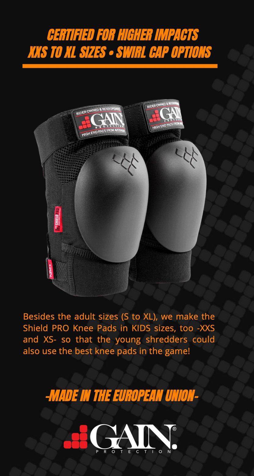 GAIN The Shield PRO Knebeskyttere