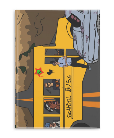 Tegne/ notatbok School Bus Design av Sigge Winroth