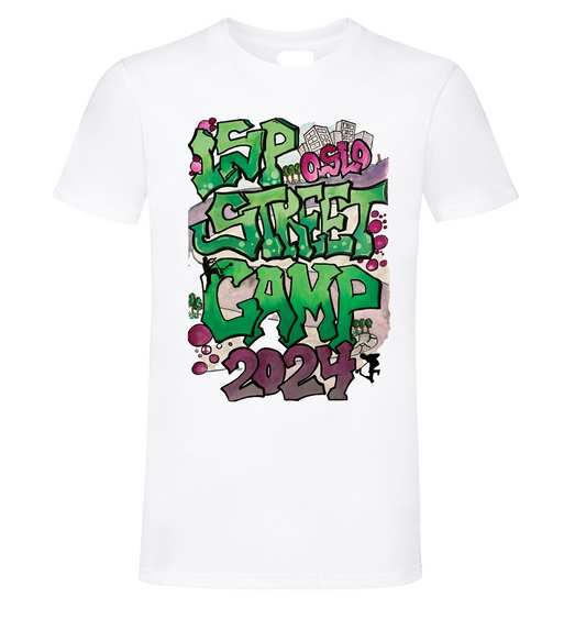 LSP OSLO STREET CAMP 2024 Hvit T-shirt