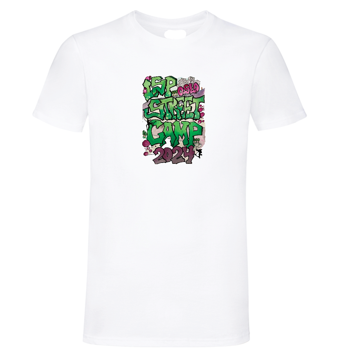 LSP OSLO STREET CAMP 2024 Hvit T-shirt