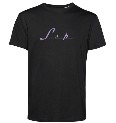 LSP Streetwear Svart T-shirt Med Lilla Logo