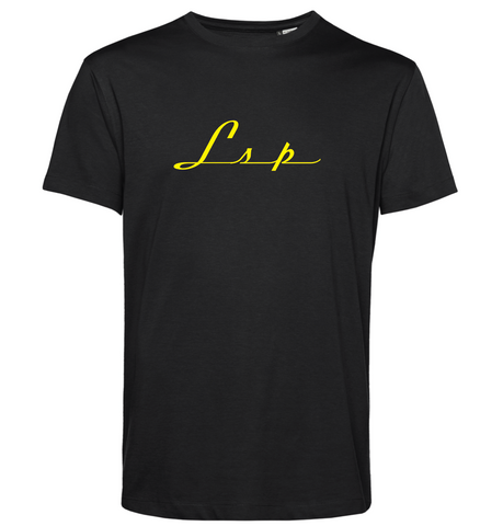 LSP Streetwear Svart T-shirt Med Gul Logo