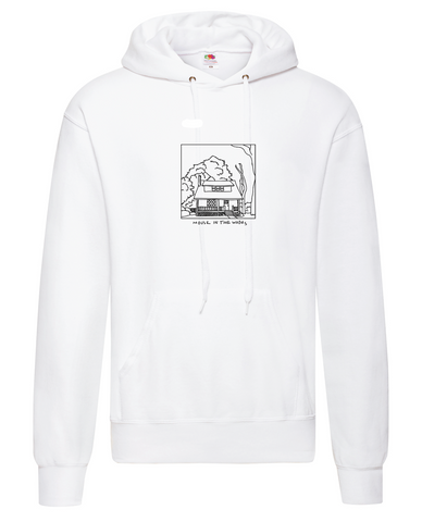 House in the Woods Hvit Hoodie