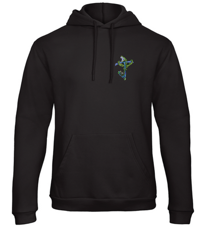 LSP Snake Svart Hettegenser