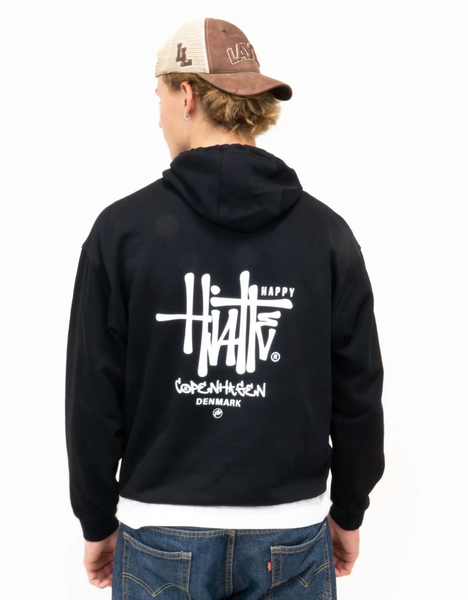 HappyHjalte Svart Hoodie