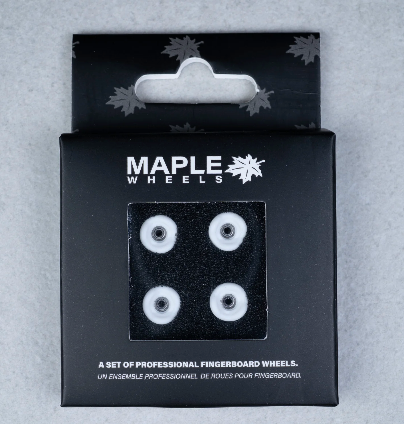"Shark Wheels" White x Maple Wheels til fingerboard