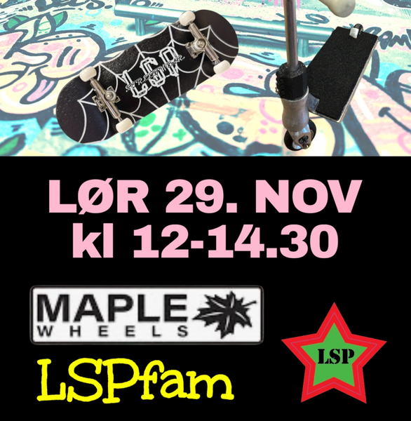 LSP Fingerboard/ -scoot konkurranse 29. november