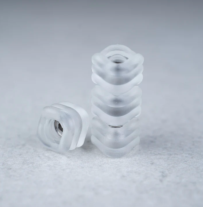 "Shark Wheels" Clear x Maple Wheels til fingerboard