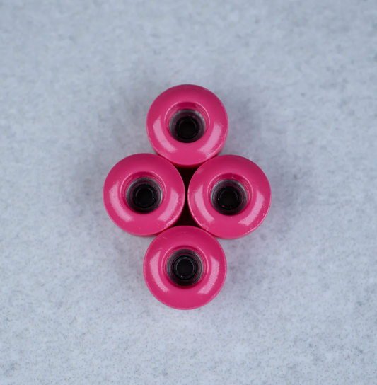 "Classic" 7.6 mm Hot Pink Maple Wheels til fingerboard