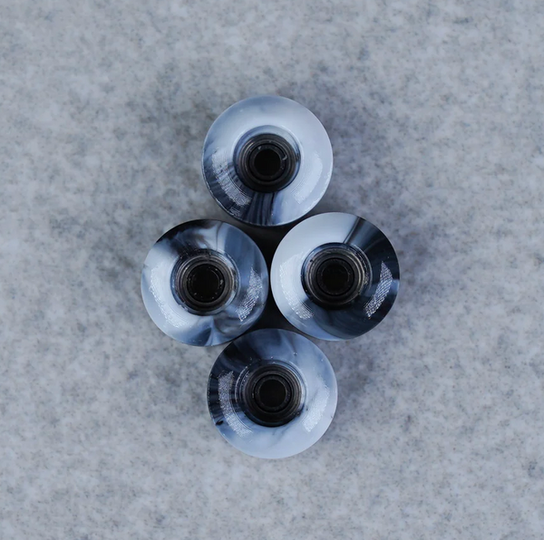 "Classic" 7.6 mm Black Swirl Maple Wheels til fingerboard