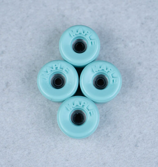 "Bowl" 9 mm Mint Green Maple Wheels til fingerboard
