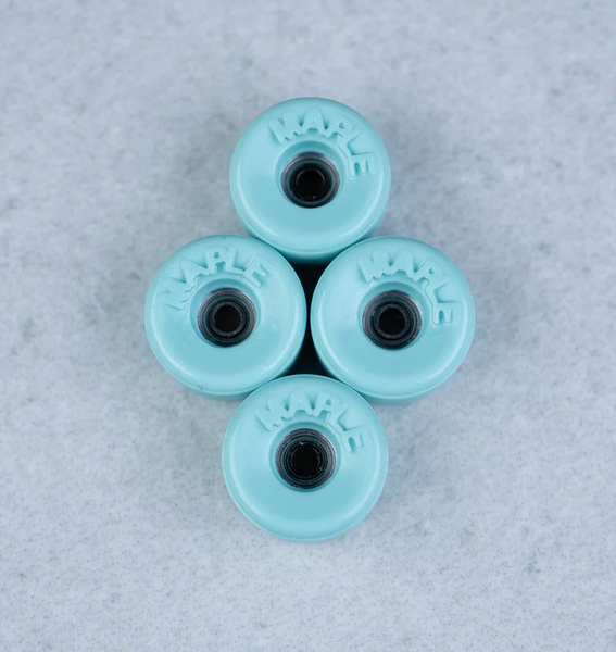 "Bowl" 9 mm Mint Green Maple Wheels til fingerboard