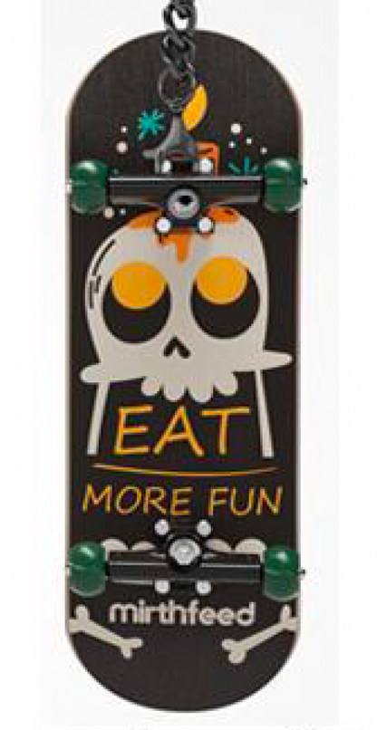 Fingerboard med nøkkelring