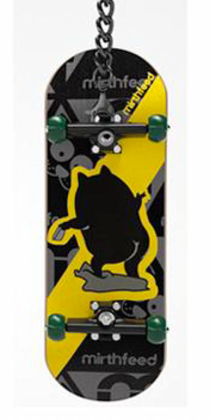 Fingerboard med nøkkelring