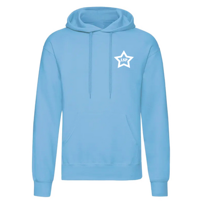 LSP Hvit Stjerne Logo Hoodie