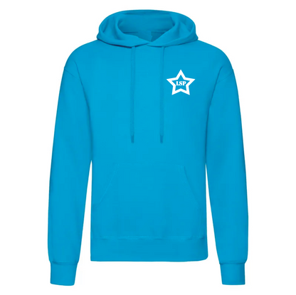 LSP Hvit Stjerne Logo Hoodie