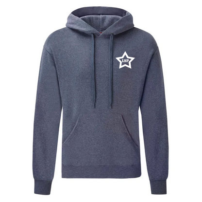 LSP Hvit Stjerne Logo Hoodie
