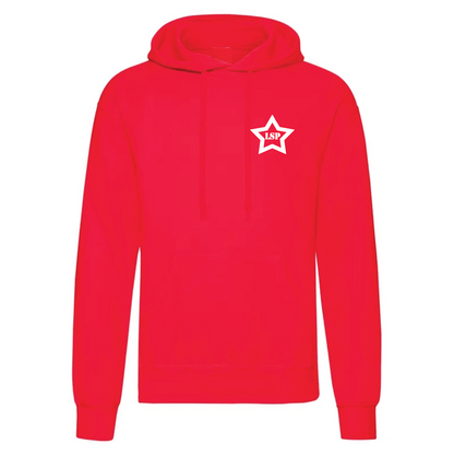 LSP Hvit Stjerne Logo Hoodie