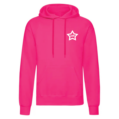 LSP Hvit Stjerne Logo Hoodie