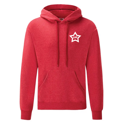 LSP Hvit Stjerne Logo Hoodie
