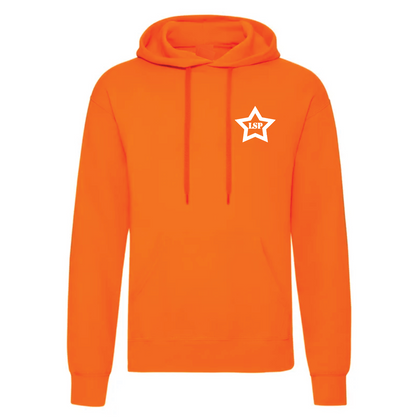 LSP Hvit Stjerne Logo Hoodie