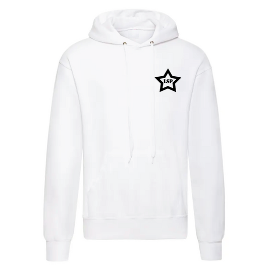 LSP Svart Stjerne Logo Hoodie
