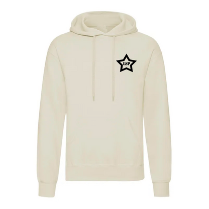 LSP Svart Stjerne Logo Hoodie