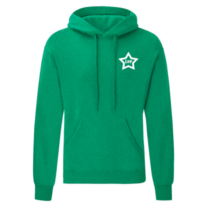 LSP Hvit Stjerne Logo Hoodie